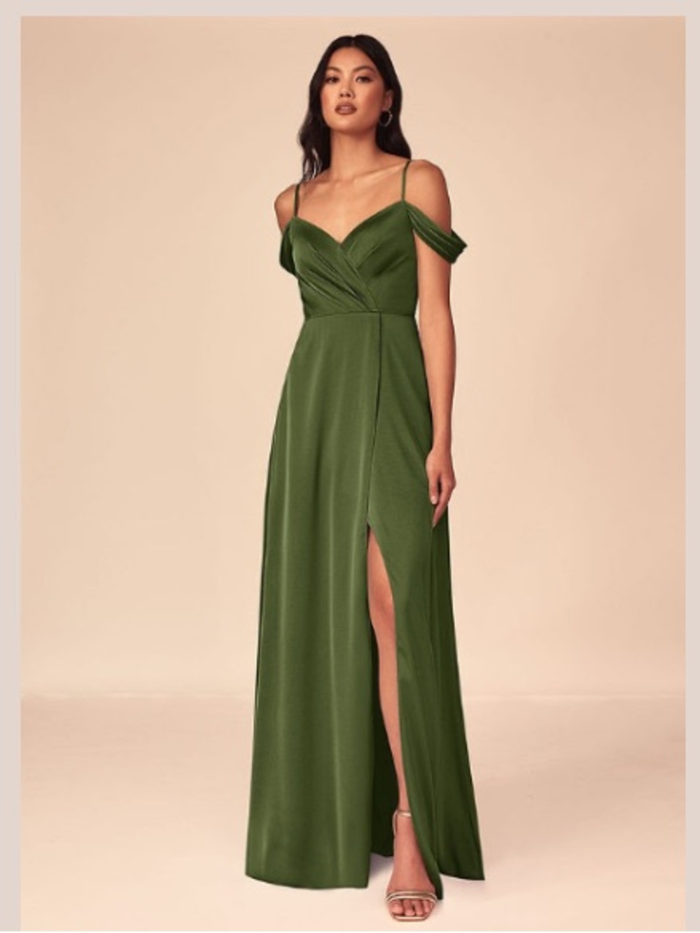 Azazie Ocean Olive Bridesmaid Dress